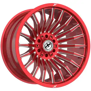 XF Off-Road XF-231 26x14 6x135/6x5.5" -76mm Red/Milled Wheel Rim 26" Inch XF-231261461351397-76ARM Super Sale