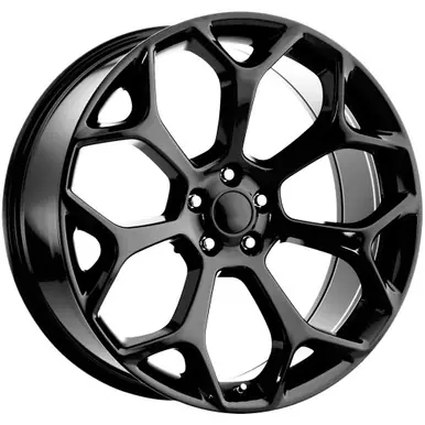 Factory Reproductions FR71 300 20x9 5x115 +18mm Gloss Black Wheel Rim 20" Inch 71090181502 Hassle-Free Returns
