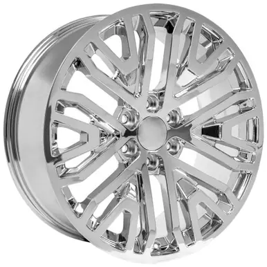 OE Wheels CV37 22x9 6x5.5" +28mm Chrome Wheel Rim 22" Inch CV37-22090-6550-28C Secure Checkout
