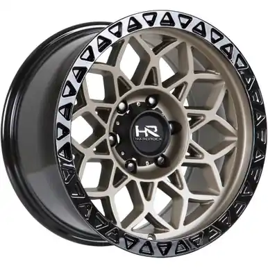 Limited Offer HardRock Off-Road H108 17x9 6x5.5" -12mm Bronze Wheel Rim 17" Inch H108-179083112BR