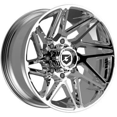 Gear Off-Road 777C Vortex 20x10 8x180 -19mm Chrome Wheel Rim 20" Inch 777C-2108919 Must Have