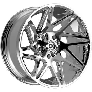 Gear Off-Road 777C Vortex 20x10 5x5"/5x5.5" -19mm Chrome Wheel Rim 20" Inch 777C-2100919 Modern