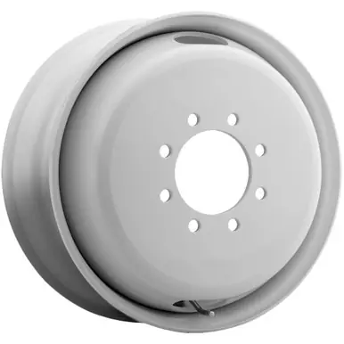 Wholesale Allied CT-Hub Piloted Single 17.5x6.75 8x6.5" -13mm White Wheel Rim 17" Inch A17298