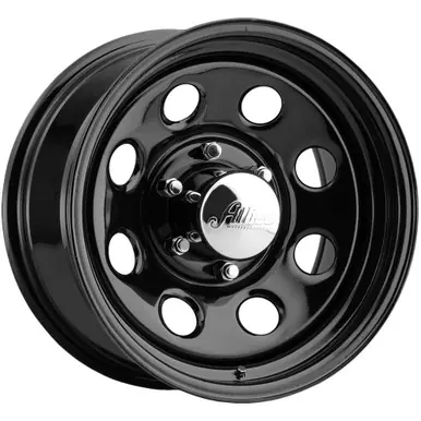 Bulk Order Allied 82 Soft 8 17x9 6x5.5" -12mm Black w/Cap Wheel Rim 17" Inch 8279060