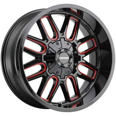Mayhem 8107 Cogent 20x9 6x135/6x5.5" +18mm Black/Red Wheel Rim 20" Inch 8107-2937BTR18 Get Yours