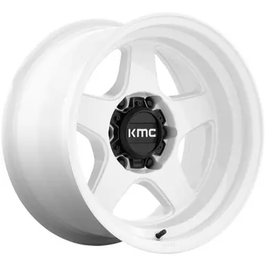 Last Chance KMC KM728 Lobo 17x9 6x5.5" -38mm White Wheel Rim 17" Inch KM728WX17906838N