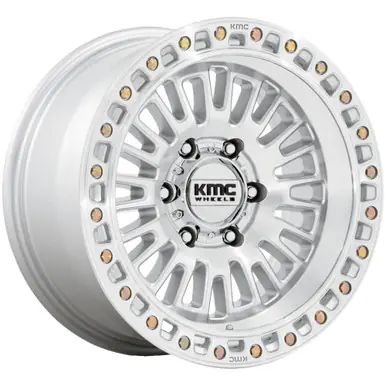 Place Order KMC KM554 Aztec 17x8.5 6x135 +0mm Silver Wheel Rim 17" Inch KM554SD17856300