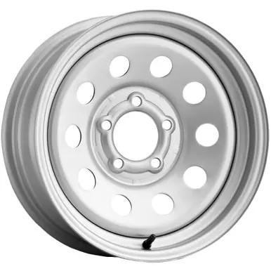 Allied 27 Trailer Mod 16x6 6x5.5" +0mm Silver Wheel Rim 16" Inch 2766060-S Money Back Guarantee