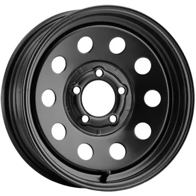 Top Rated Allied 27 Trailer Mod 16x6 8x6.5" +0mm Satin Black Wheel Rim 16" Inch 2766080XHD-B