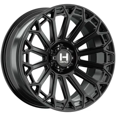 Reduced Price Hostile H142 Warrior 20x9 6x5.5" +0mm Satin Black Wheel Rim 20" Inch H142-2090655050BB