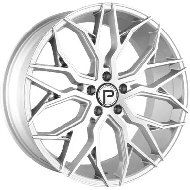 Pinnacle P306 Mystic 20x8.5 5x4.5" +35mm Silver Wheel Rim 20" Inch P30620855545-35SMF Trending