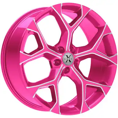 Discount Xcess X05 18x8.5 5x4.5" +35mm Pink/Milled Wheel Rim 18" Inch X0588551435PKML