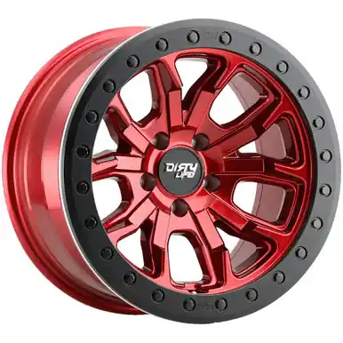 Popular Dirty Life 9303 DT-1 17x9 5x5" -12mm Candy Red Wheel Rim 17" Inch 9303-7973R12