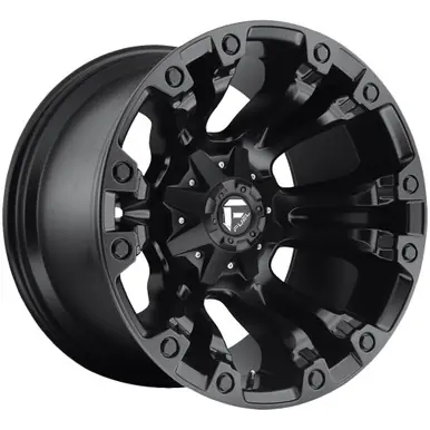 Premium Fuel D560 Vapor 15x8 5x4.5"/5x4.75" -16mm Matte Black Wheel Rim 15" Inch D56015800437