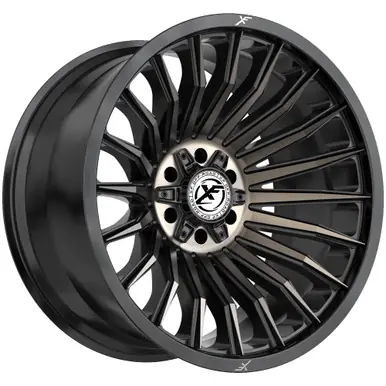 Budget XF Off-Road XF-231 24x12 5x5"/5x5.5" -44mm Black/Bronze Wheel Rim 24" Inch XF-231241251271397-44SBMZDT