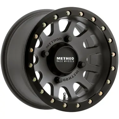 While Supplies Last Method UTV MR401 Beadlock 15x6 4x156 +53mm Gunmetal Wheel Rim 15" Inch MR40156046851B