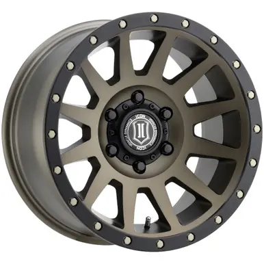 Exclusive Offer Icon Alloys Compression 20x10 6x5.5" -19mm Bronze Wheel Rim 20" Inch 2020108347BR