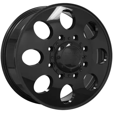 New Release Ion 167 Dually Front 20x8.25 8x200 +115mm Gloss Black Wheel Rim 20" Inch 167-2877GBF115