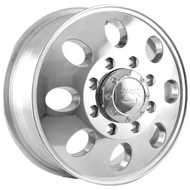 Ion 167 Dually Front 20x8.25 8x6.5" +115mm Polished Wheel Rim 20" Inch 167-2881PF115 Wholesale