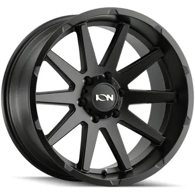 Brand New Ion 143 20x9 8x6.5" +18mm Matte Black Wheel Rim 20" Inch 143-2981MB18