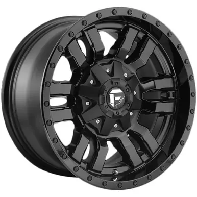 Fuel D596 Sledge 20x9 8x170 +1mm Double Black Wheel Rim 20" Inch D59620901750 Sale