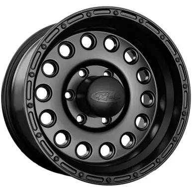Modern Raceline 887B Rock Crusher 15x10 5x5.5" -47mm Matte Black Wheel Rim 15" Inch 887B-50055