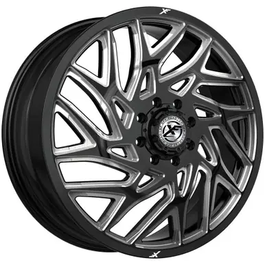 XF Off-Road XF-229 Dually Front 26x8.25 8x210 Black/Milled Wheel Rim 26" Inch 229F268262110GBM Time-Limited