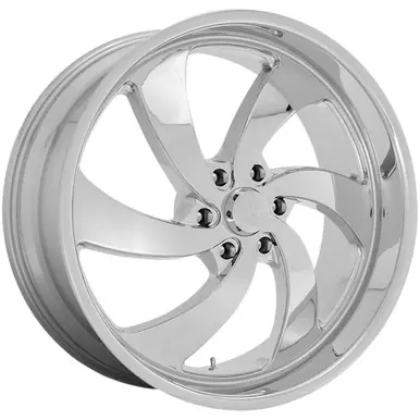 US Mags U132 Desperado 6 (Right) 22x9 6x5.5" +25mm Chrome Wheel Rim 22" Inch U132229077+25R Direct From Manufacturer