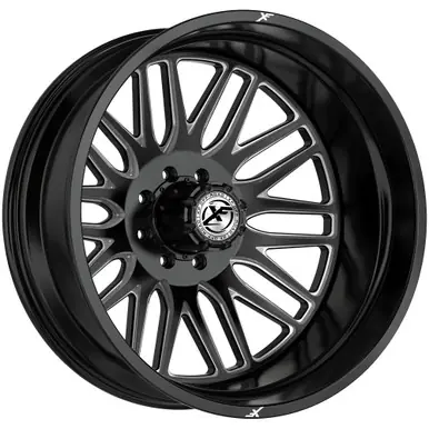 XF Off-Road XF-240 Dually Rear 26x8.25 8x200 Black/Milled Wheel Rim 26" Inch 240O268261-192GBM Free Returns