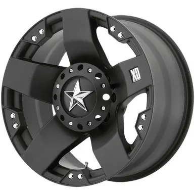 Super Sale XD Series XD775 Rockstar 17x8 5x5"/5x135 +10mm Matte Black Wheel Rim 17" Inch XD77578043310
