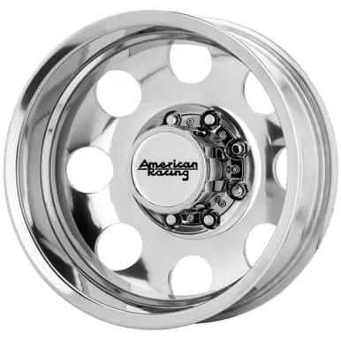 Professional Grade American Racing AR204 Baja Dually Rear 16x6 8x170 Polished Wheel Rim 16" Inch AR204660871134N