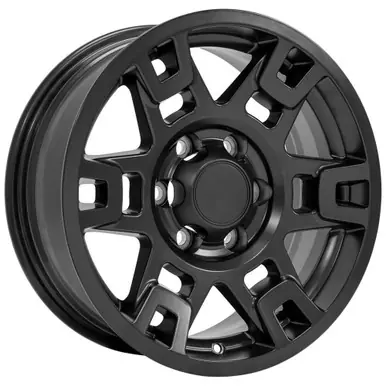 Free Returns OE Wheels TY16B 17x7 6x5.5" +4mm Matte Black Wheel Rim 17" Inch TY16B-17070-6550-4B1
