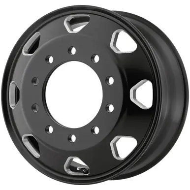Direct From Manufacturer ATX AO401 Octane Dually Inner 24.5x8.25 10x285.75 Black/Milled Wheel Rim AO40124510903