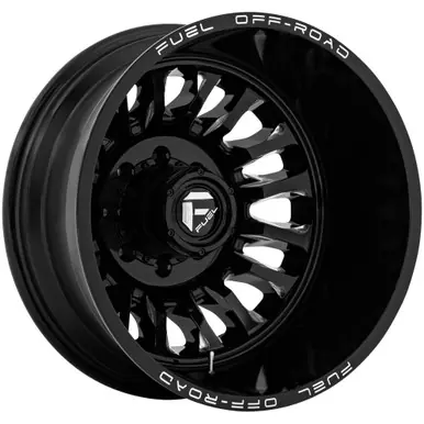 Instant Buy Fuel D868 Arc Dually Rear 22x8.25 8x200 -201mm Black/Milled Wheel Rim 22" Inch D86822829235