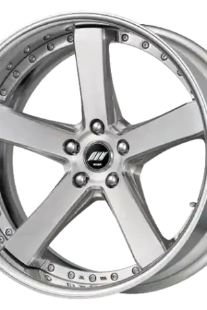 Work Zeast Black Label Bst2 5x120.65 20x10+30 H Disk Brush Silver Clear Brand New