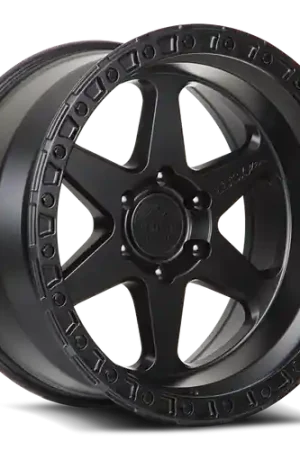 LOCK OFFROAD OLYMPUS 5x127 17x9 -12 Matte Black W Matte Black Ring Popular