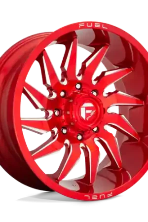 Fuel 1PC D745 SABER 6X135 20X9 +1 CANDY RED MILLED Affordable