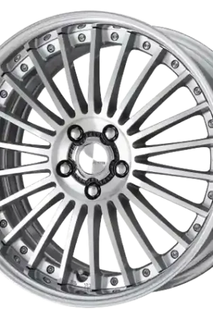 Work Lanvec Lf1 5x114.3 19x9.5+45 O Disk Machine Silver Polish Top Rated