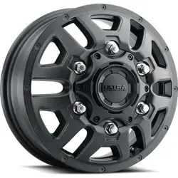 Ultra 003SB Hunter Dually 6X180 16x6 +110 Gloss Black w/ Milled Accents New Arrival