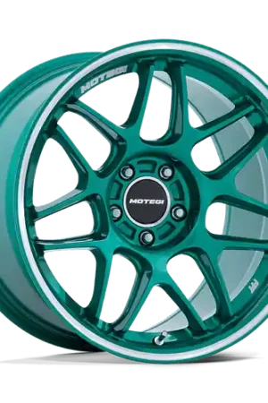 Motegi MR158 TSUBAKI 5X120 18x9.5 +25 HOKKAIDO GREEN W/ MACHINED LIP Hot Picks