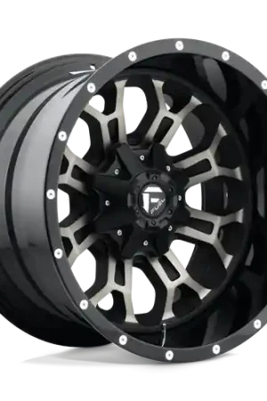 Fuel 1PC D561 CRUSH 6X120/6X139.7 18X9 +19 GLOSS MACHINED DOUBLE DARK TINT In Demand
