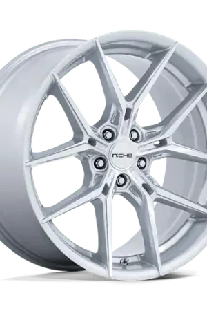 Niche 1PC NC279 PRODIGY 5 5X114.3 19x9.5 +40 SILVER WITH MACHINED FACE Buy Today