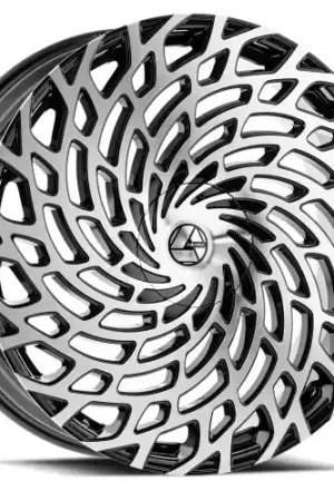 Free Delivery Azara AZA-523 5x115/5x120 28x9.5 +15 Gloss Black & Machined