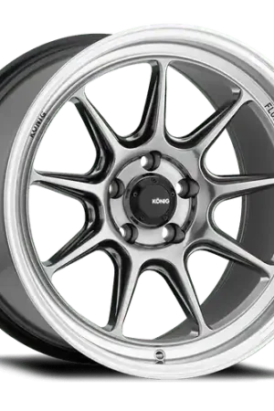 Konig Countergram 5x114.3 18x11+15 Hyper Chrome / Machined Lip New Arrival