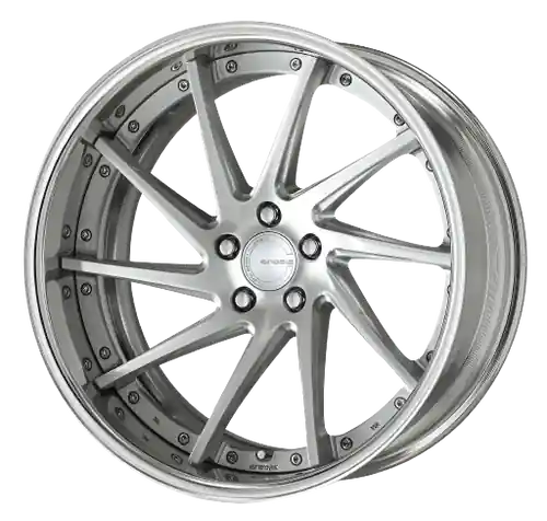 Work Gnosis Cvs 5x120.65 19x12.5+22 O Disk Brush Silver Clear Low Price