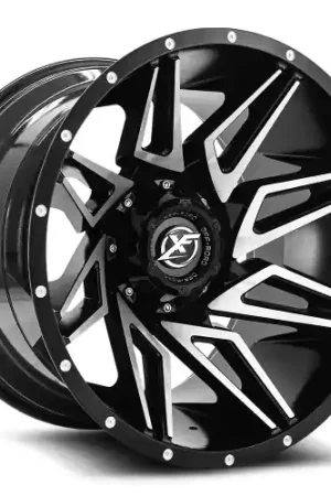 Best Seller XF Off-Road XF-218 8x165.1/8x170 20x12 -44 Gloss Black & Machined