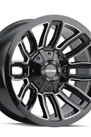 Time-Limited Mayhem Decoy 8108 8x180 20x9+18 Gloss Black/Milled Spokes
