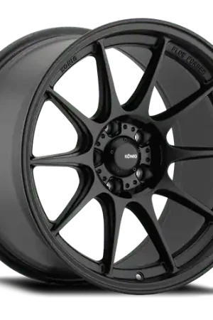 Konig Dekagram 5x114.3 17x8+40 Semi-Matte Black Order Now
