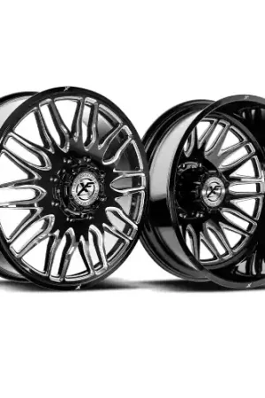 XF Dually XF-240 Dually 8x210 20x8.25 -232 Gloss Black & Milled Exclusive