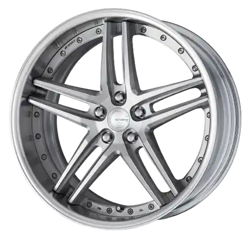 Direct From Manufacturer Work Gnosis Gr205 5x112 19x8+30 H Disk Brush Silver Clear